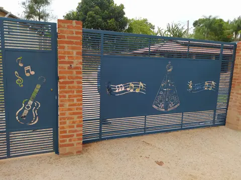 Portão de ferro em Santa Bárbara d'Oeste – ELB Portões